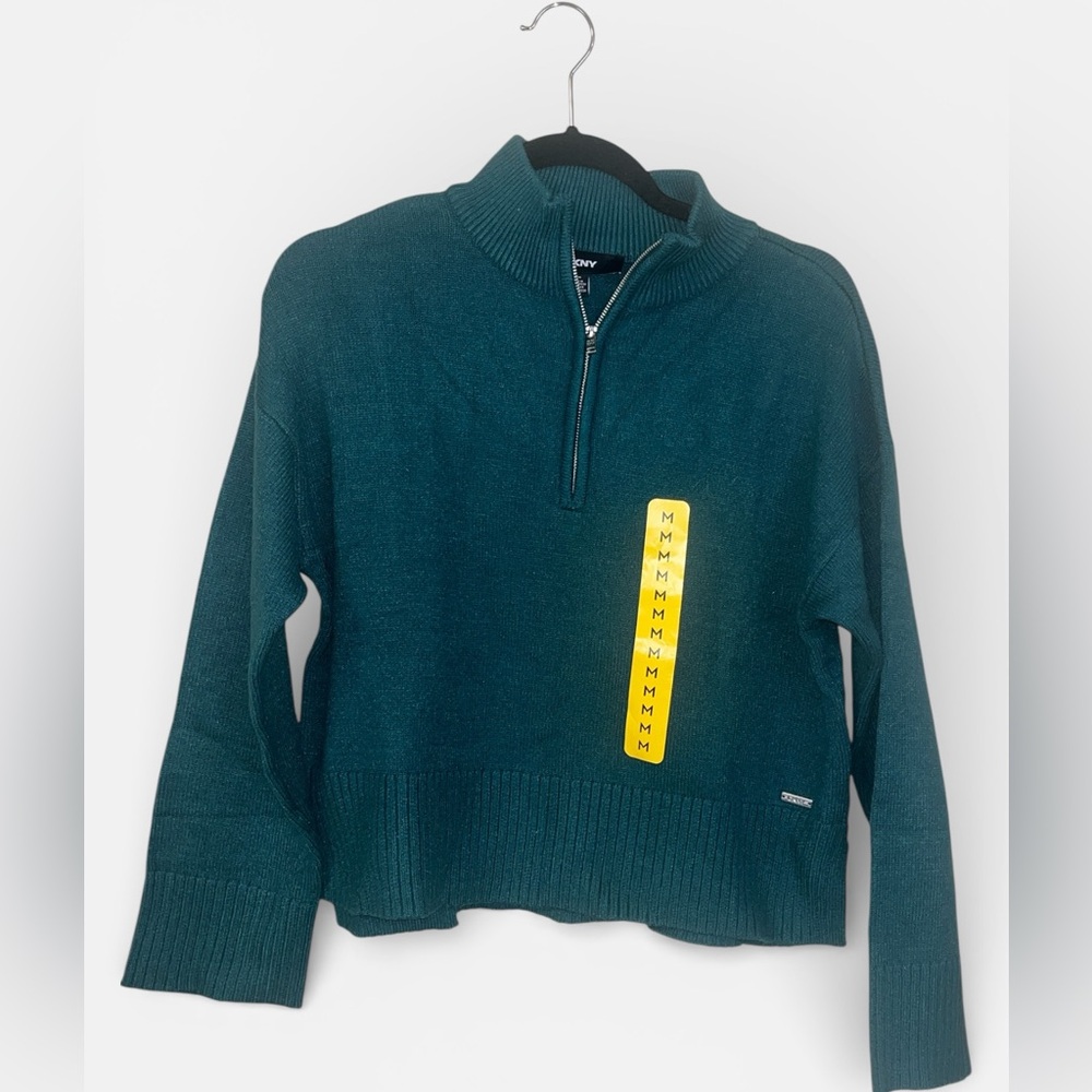 DKNY Quarter Zip Sweater